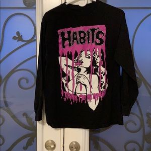 Nav Bad Habits long sleeve shirt